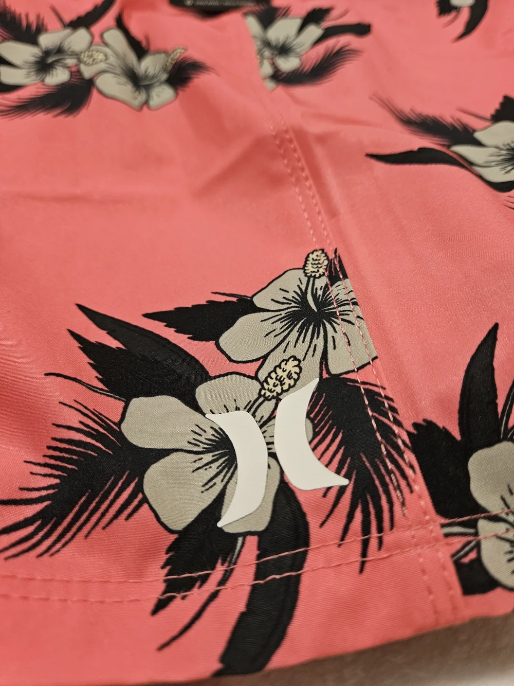 Men's Hurley Pink Hibiscus Boardshort